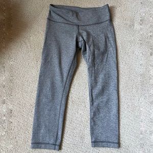 Lulu lemon gray leggings size 6